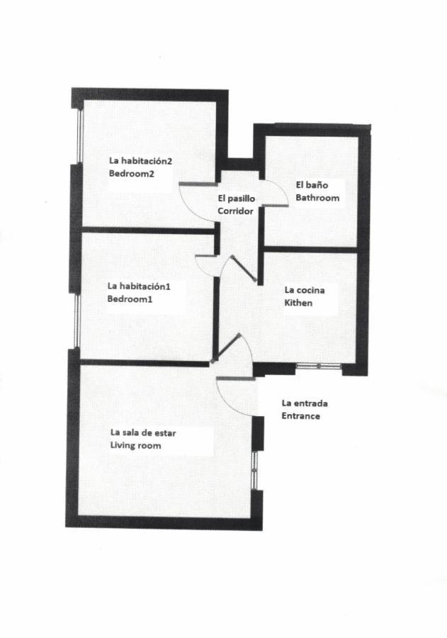 El Piso De 2 Dormitorios Con Aire Acondicionados, Tranquilo, Madrid Centro Gran Via - Plaza De Espana Apartment *
