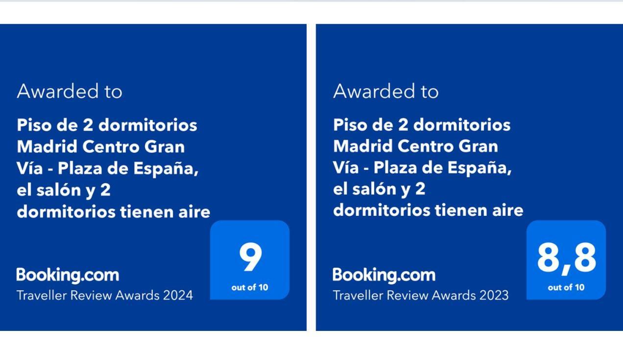 El Piso De 2 Dormitorios Con Aire Acondicionados, Tranquilo, Madrid Centro Gran Via - Plaza De Espana Appartamento Madrid